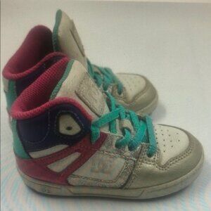 Dc High top Toddler Shoes Size 6t